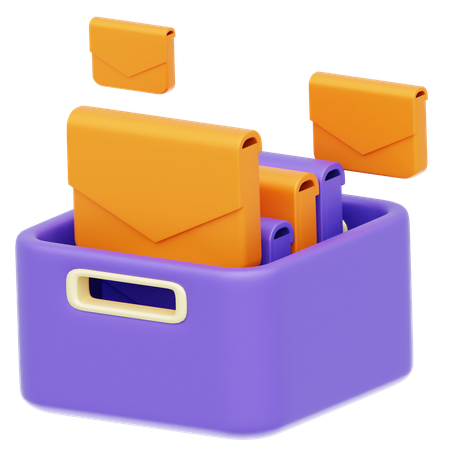 Storage File  3D Icon