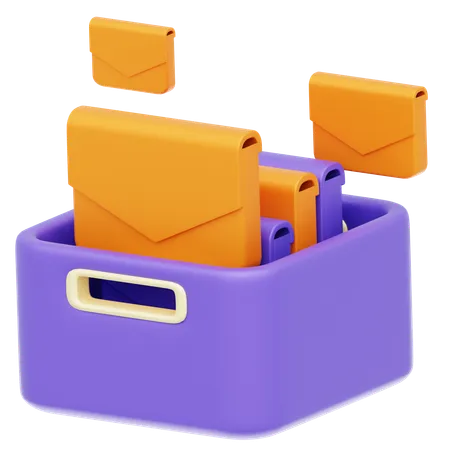 Storage File  3D Icon