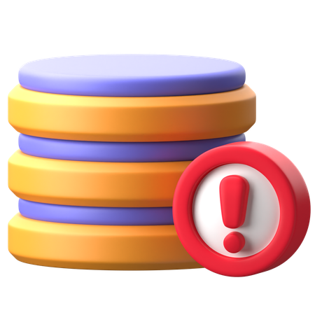 Storage Full  3D Icon