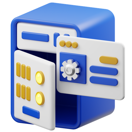 Storage Maintenance  3D Icon