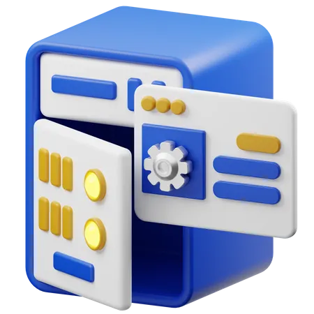 Storage Maintenance  3D Icon