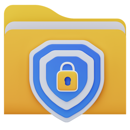 Storage Protected  3D Icon