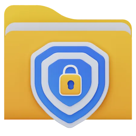 Storage Protected  3D Icon