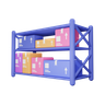 3d storage unit illustration