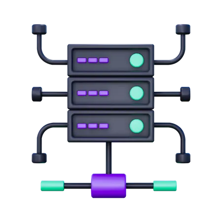 Storage Server  3D Icon