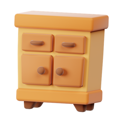 Storage Table  3D Icon