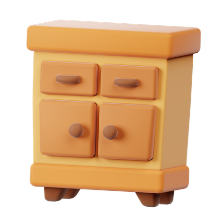 Storage Table  3D Icon
