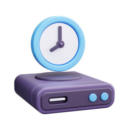 Storage Timer  3D Icon
