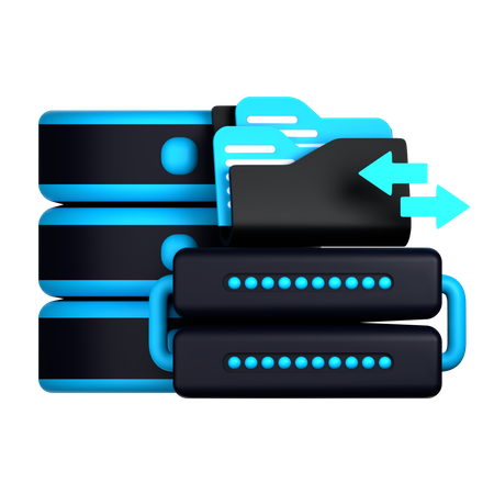 Storage Transfer  3D Icon