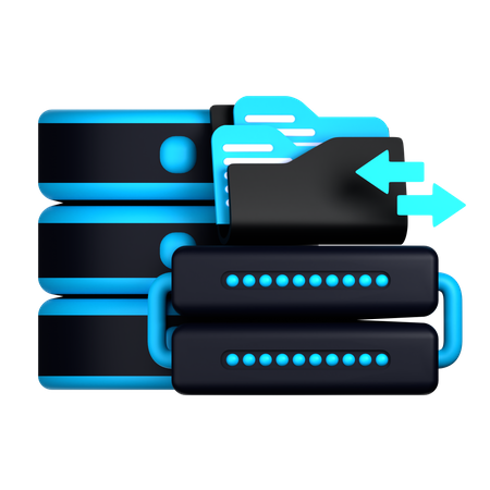 Storage Transfer  3D Icon