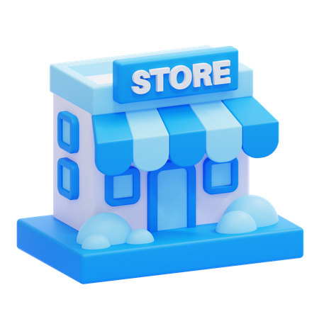 Store  3D Icon