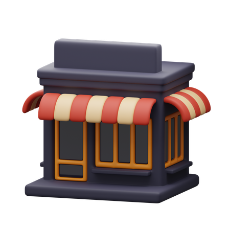 店  3D Icon