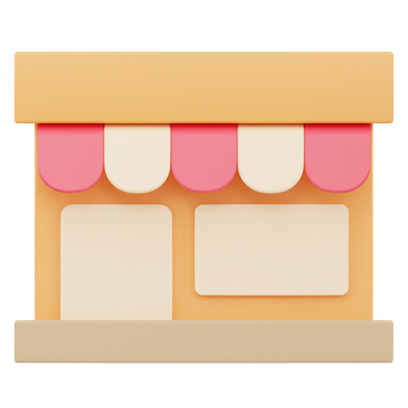 店  3D Icon