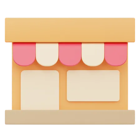 店  3D Icon