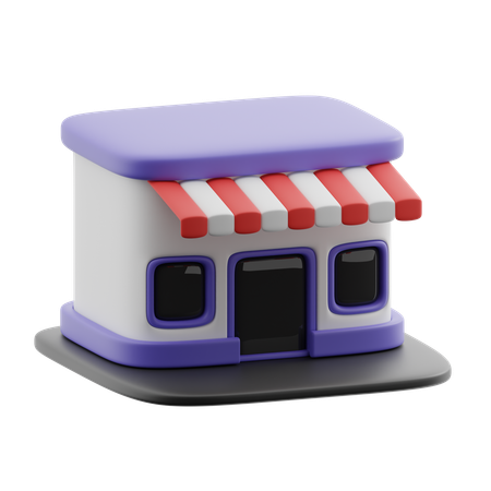 店  3D Icon