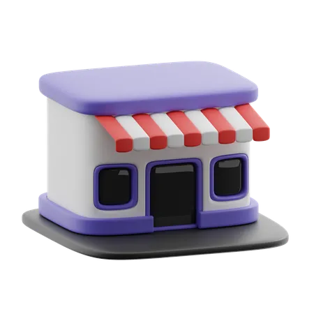 店  3D Icon