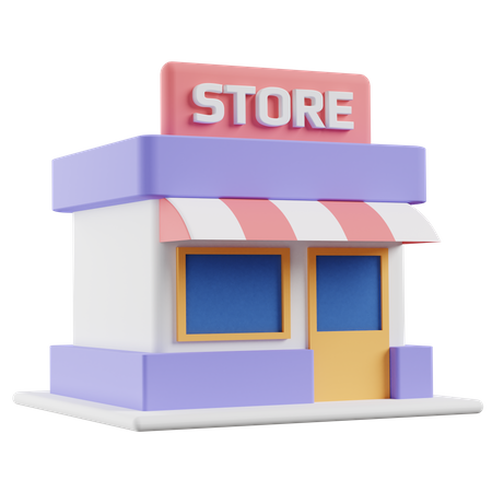 Store  3D Illustration