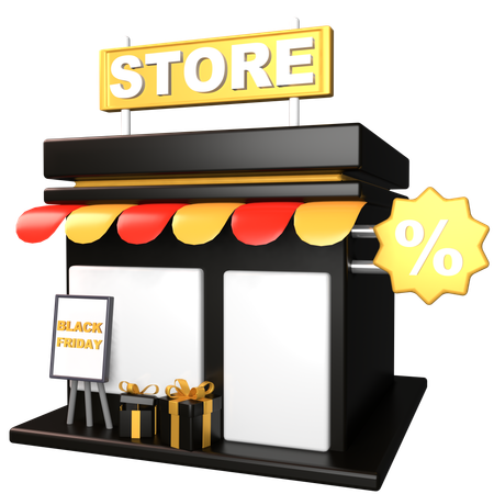 Store  3D Icon