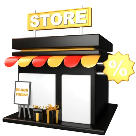 Store  3D Icon
