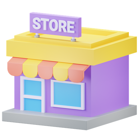 Store  3D Icon