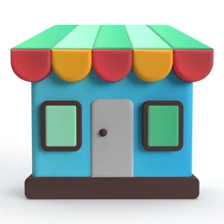 Store  3D Icon