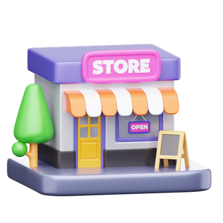 Store  3D Icon