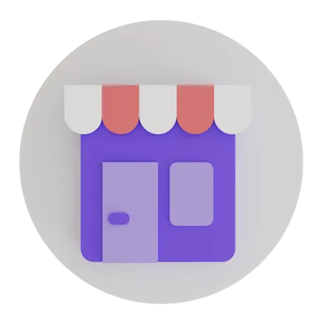 Store  3D Icon