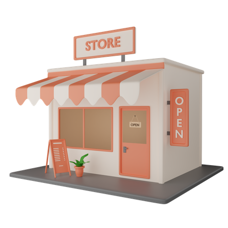 Store  3D Icon