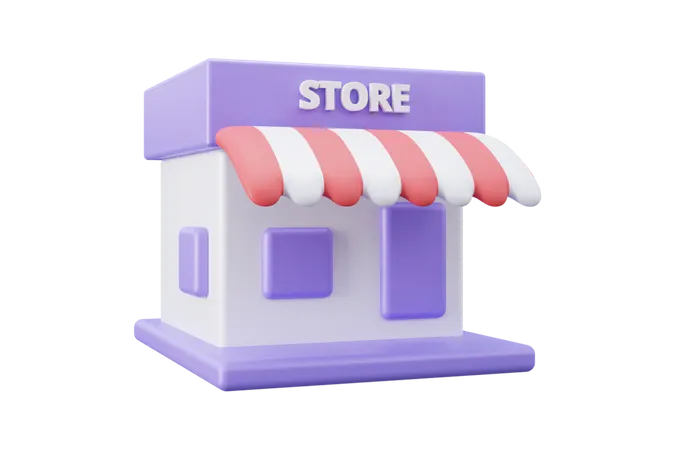 Store  3D Icon