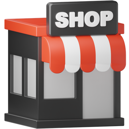 Store  3D Icon