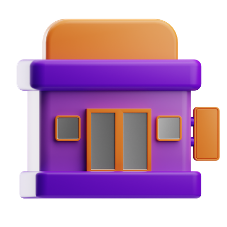 Store  3D Icon