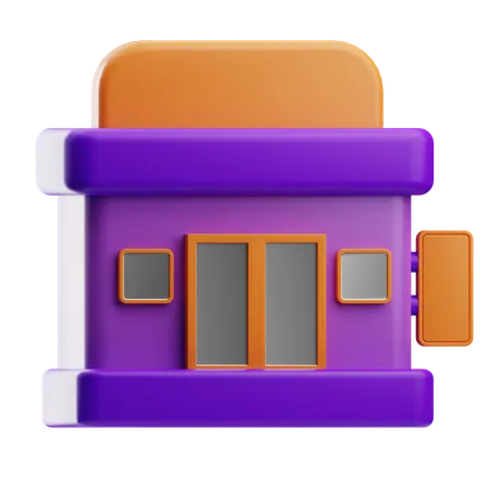 Store  3D Icon