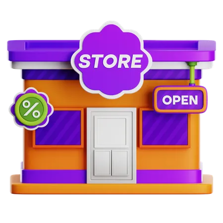 Store  3D Icon