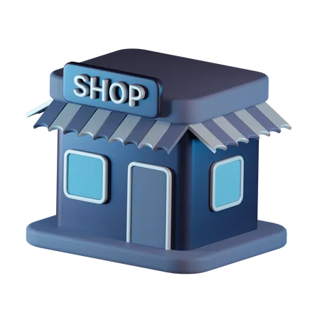 Store  3D Icon