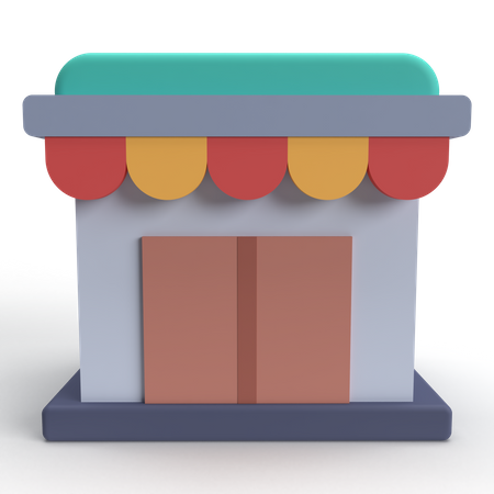 Store  3D Icon