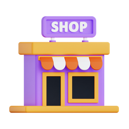 Store  3D Icon