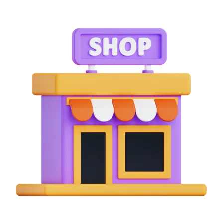 Store  3D Icon