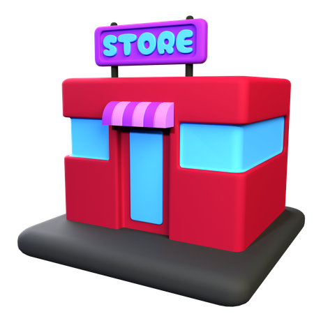 Store  3D Icon