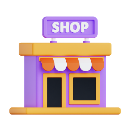 Store  3D Icon