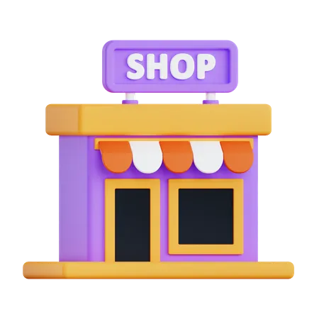 Store  3D Icon