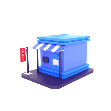 Store  3D Icon