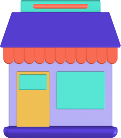 Store  3D Icon