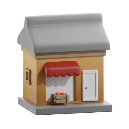 Store  3D Icon