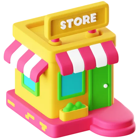 Store  3D Icon