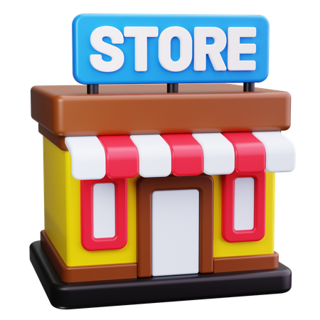 Store  3D Icon