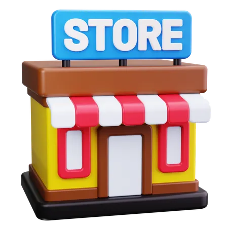 Store  3D Icon