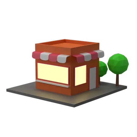 Store  3D Icon