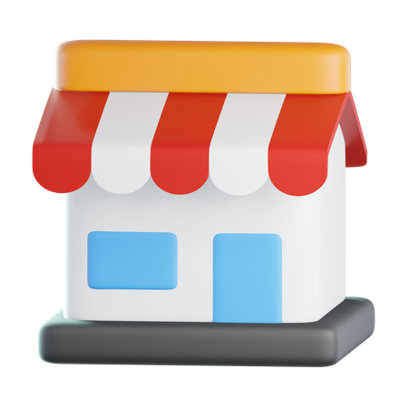 Store  3D Icon