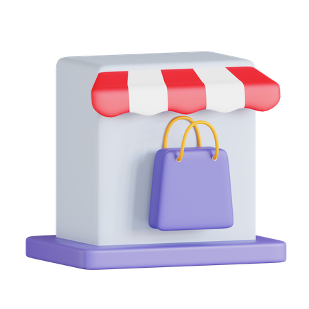 Store  3D Icon