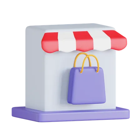 Store  3D Icon